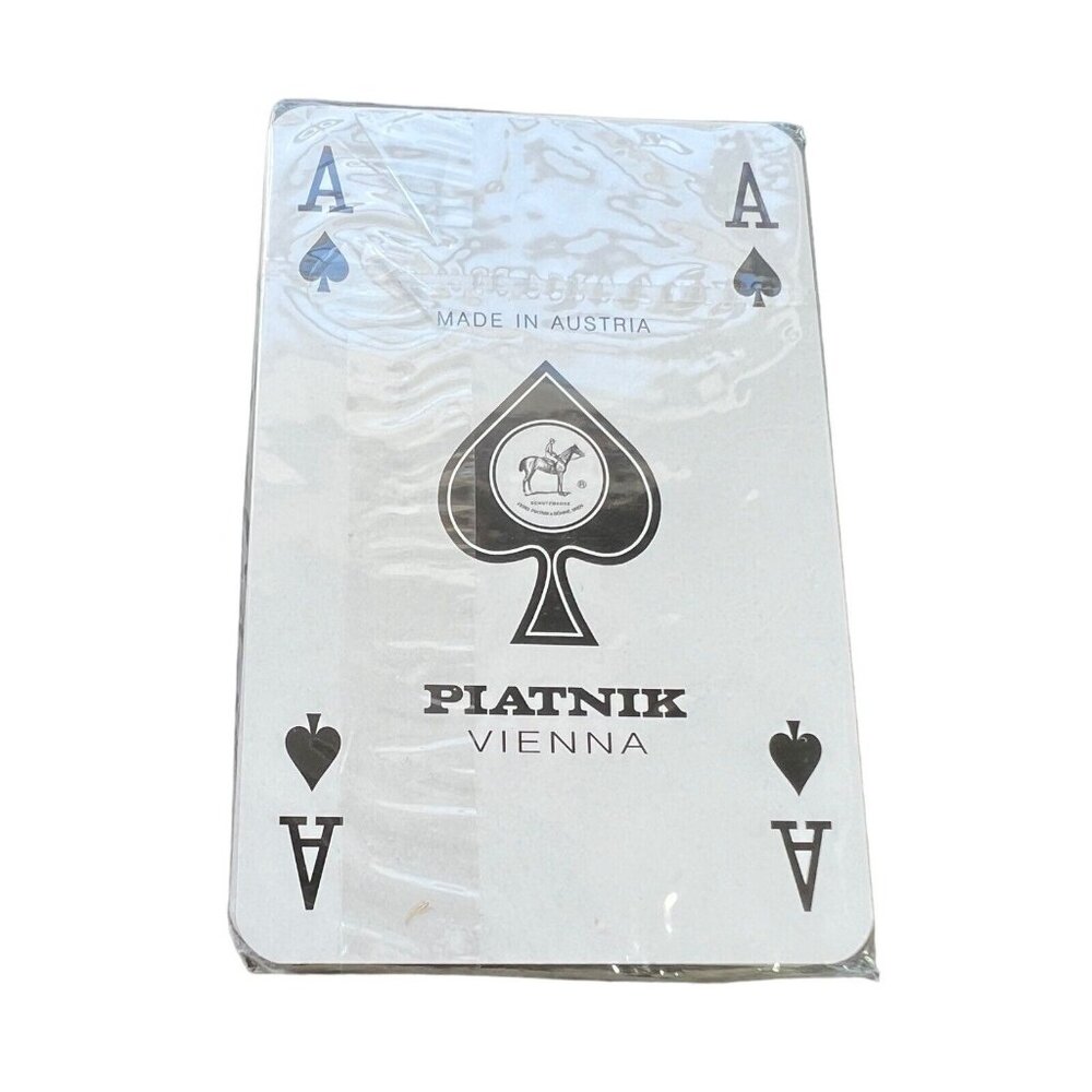 Piatnik Playing Cards Made in Austria New Sealed One Deck Back Fruits And Vegeta